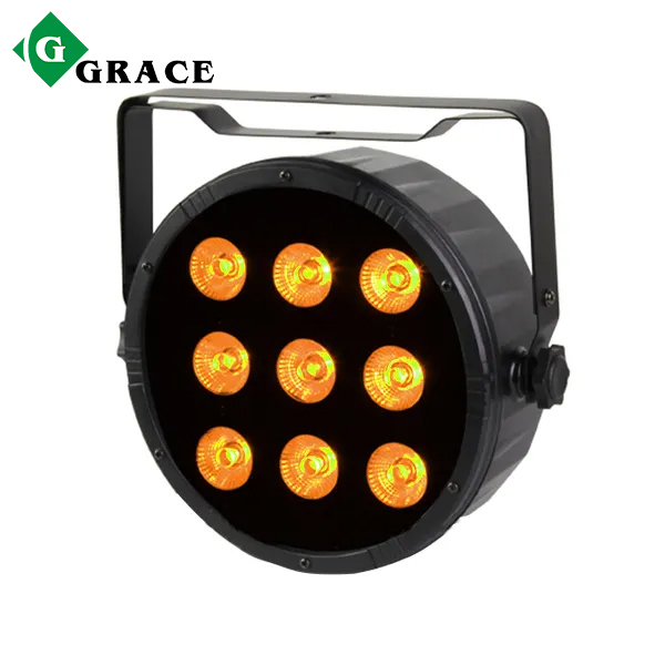 9x10w rgbw 4in1 plastic par light