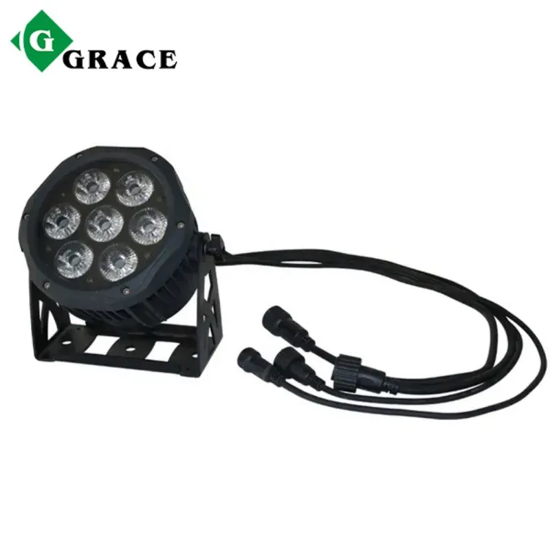 7*12w 6in1 ip65 led mini par can light