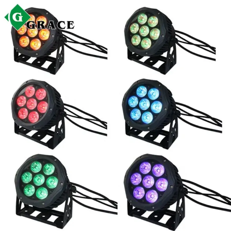 7*12w 6in1 ip65 led mini par can light