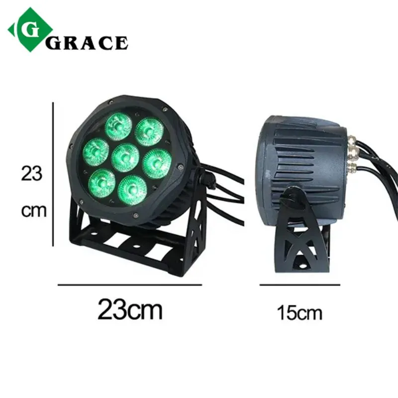 7*12w 6in1 ip65 led mini par can light