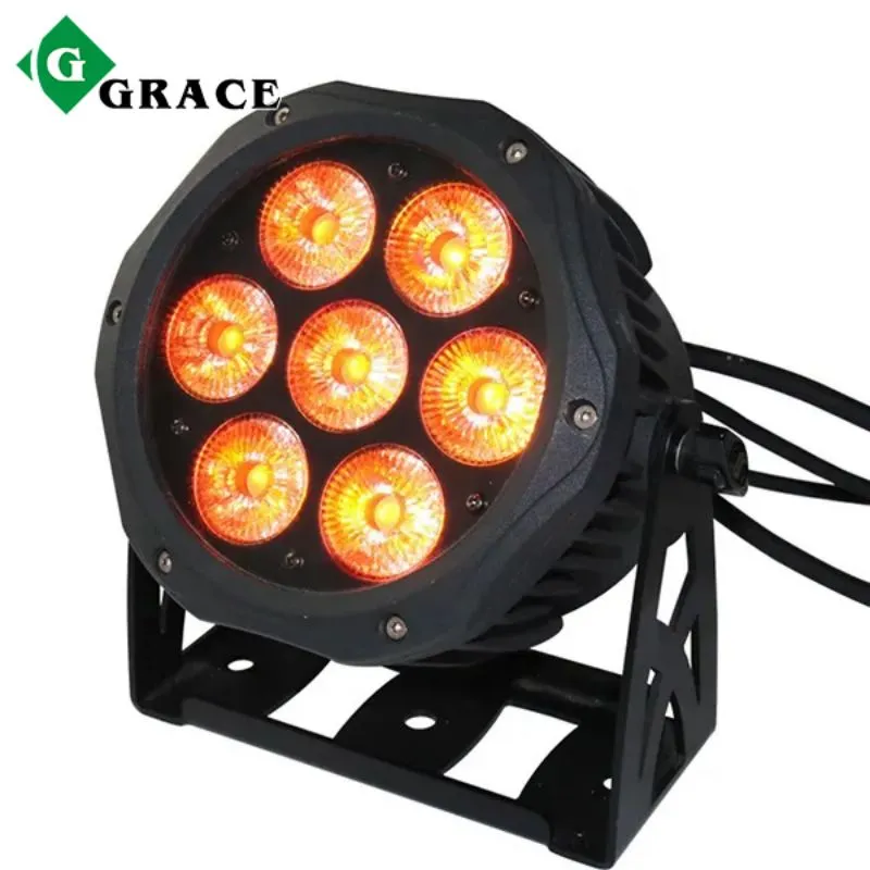 7*12w 6in1 ip65 led mini par can light