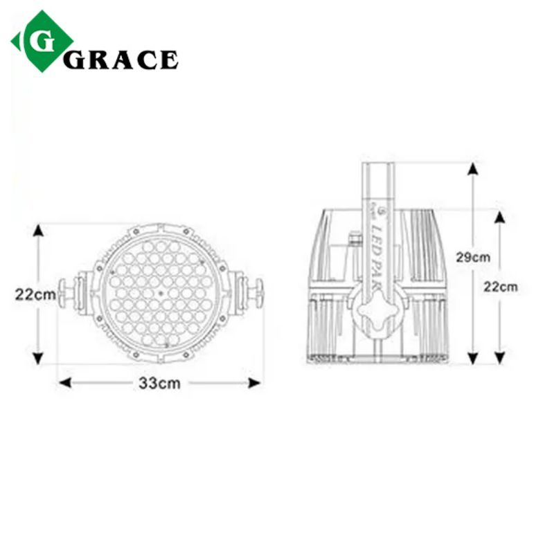 54*3w outdoor waterproof LED par light