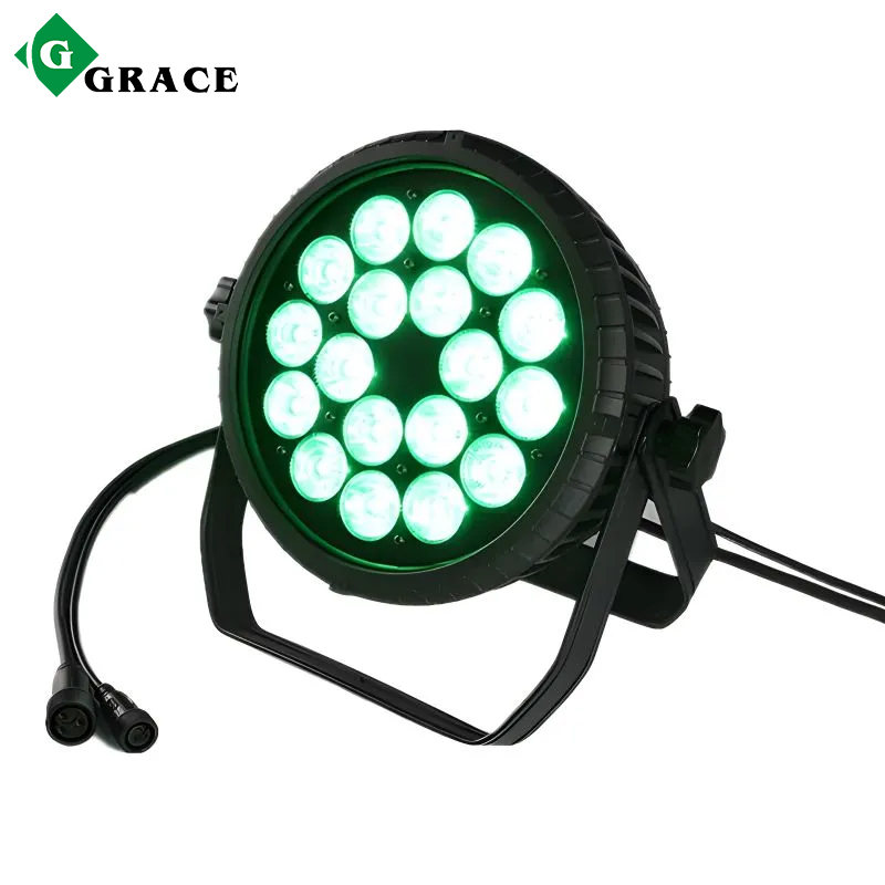 18*18 RGBWAUv LED Par Cans Waterproof Outdoor