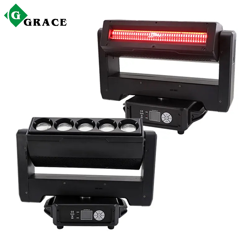 5X60w RGBW 4in1 Zoom LED Wash Moving Head Light with pixel control