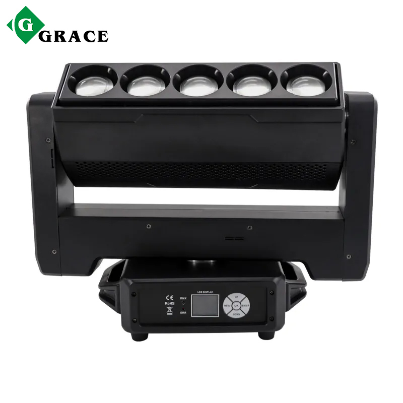 5X60w RGBW 4in1 Zoom LED Wash Moving Head Light with pixel control