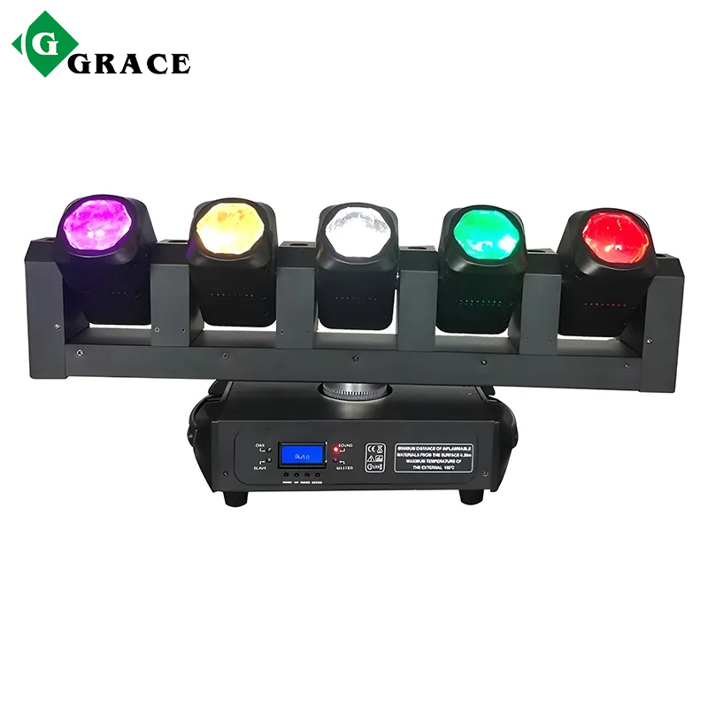 5x40w rgbw 4in1 led moving head beam