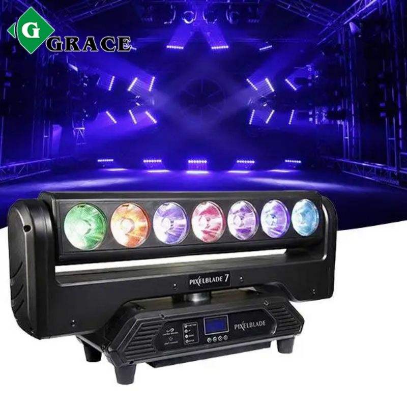 7 *15w beam pixel blade  rgbw 4in1 led moving head bar light
