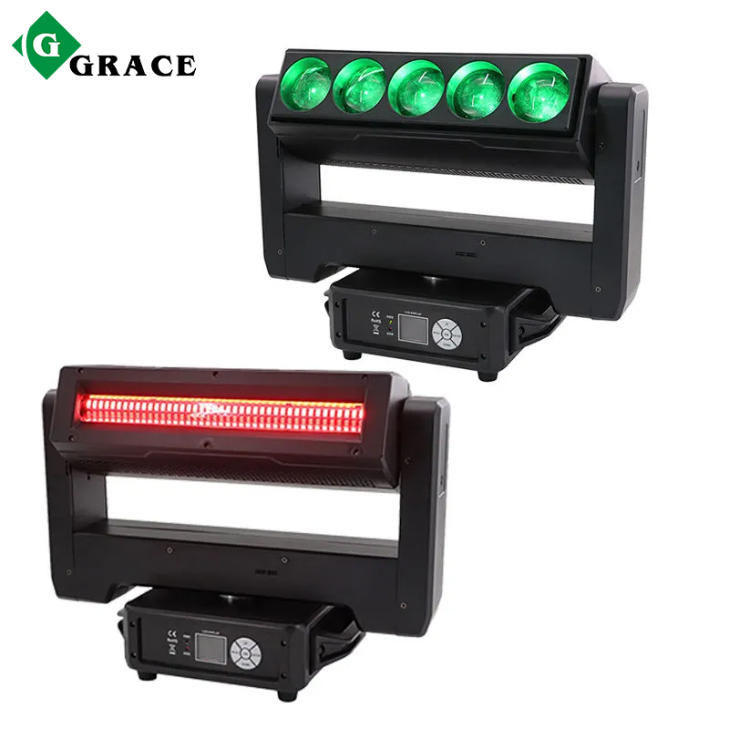 5X60w RGBW 4in1 Zoom LED Wash Moving Head Light with pixel control