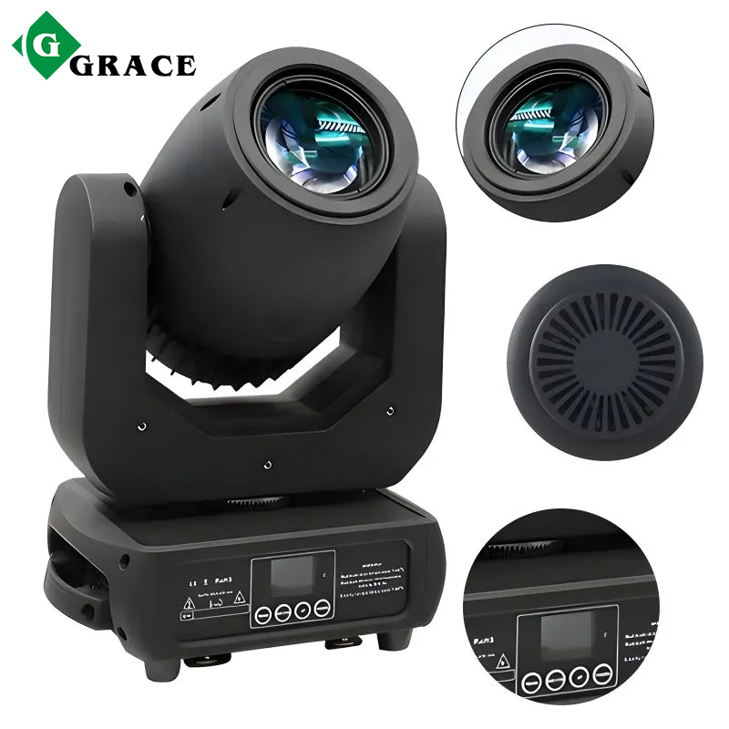 2pcs 150w dmx512 control  led moving head beam spot light