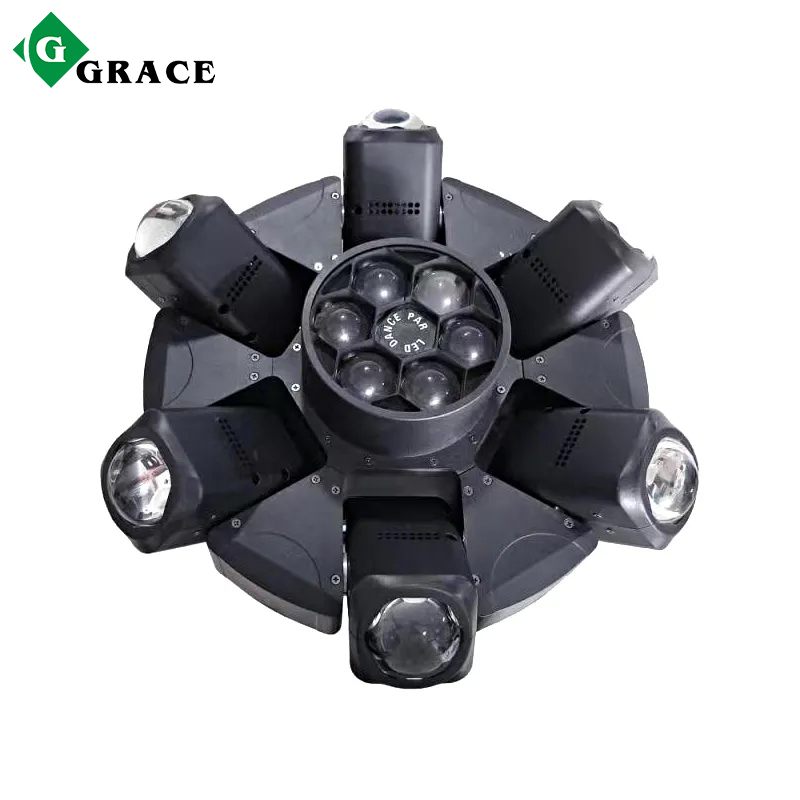 10W rgbw six eyes mini spiders led stage sharpy beam light