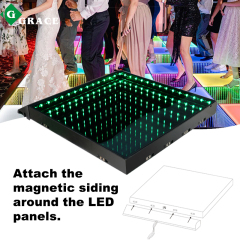 Monoblock Wireless 3D Mirror Magnet LED Dancing Floor