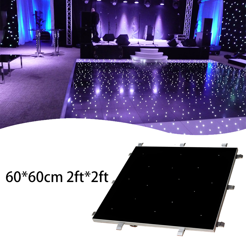 Monoblock Twinkle White Acrylic RGB LED Starlite Dance floor