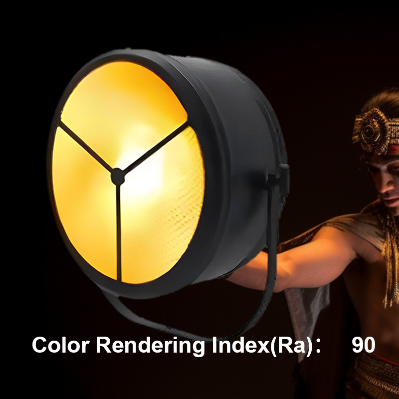 LED Return Light Round Background Halogen LED Light Retro Stage Washer