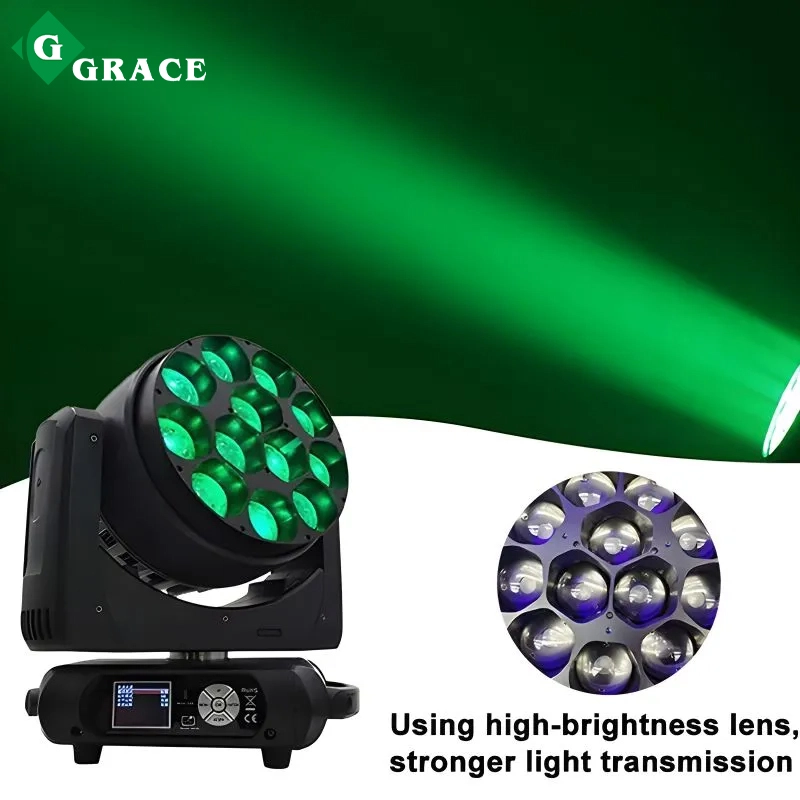 12*40W rgbw 4in1 beam zoom wash Led moving head light