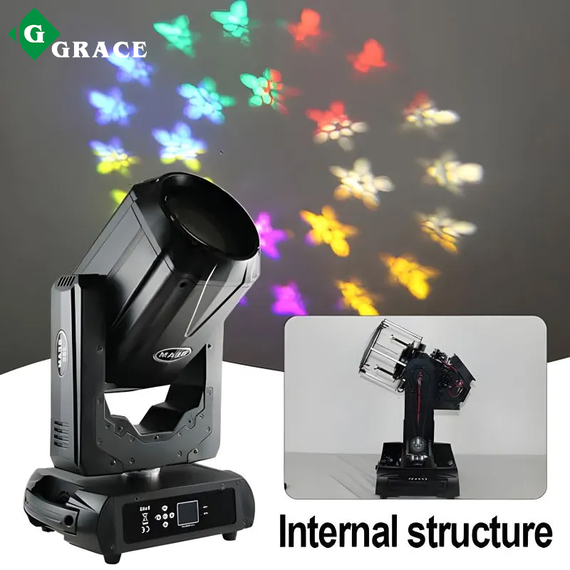 260W 9R disco  wash beam 2in1 moving head