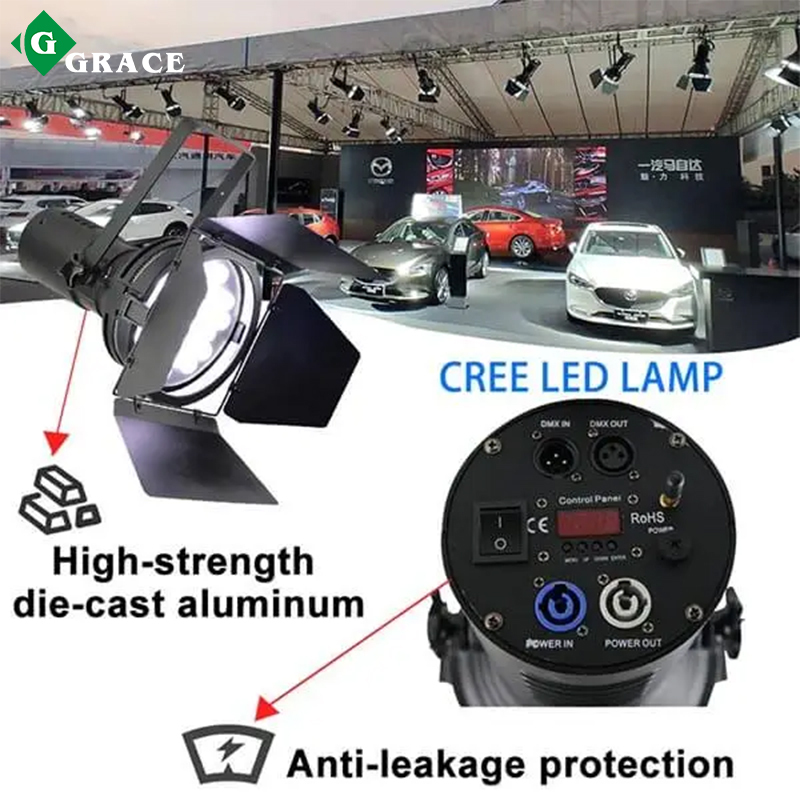 31×10w high power auto facet white color LED car show light