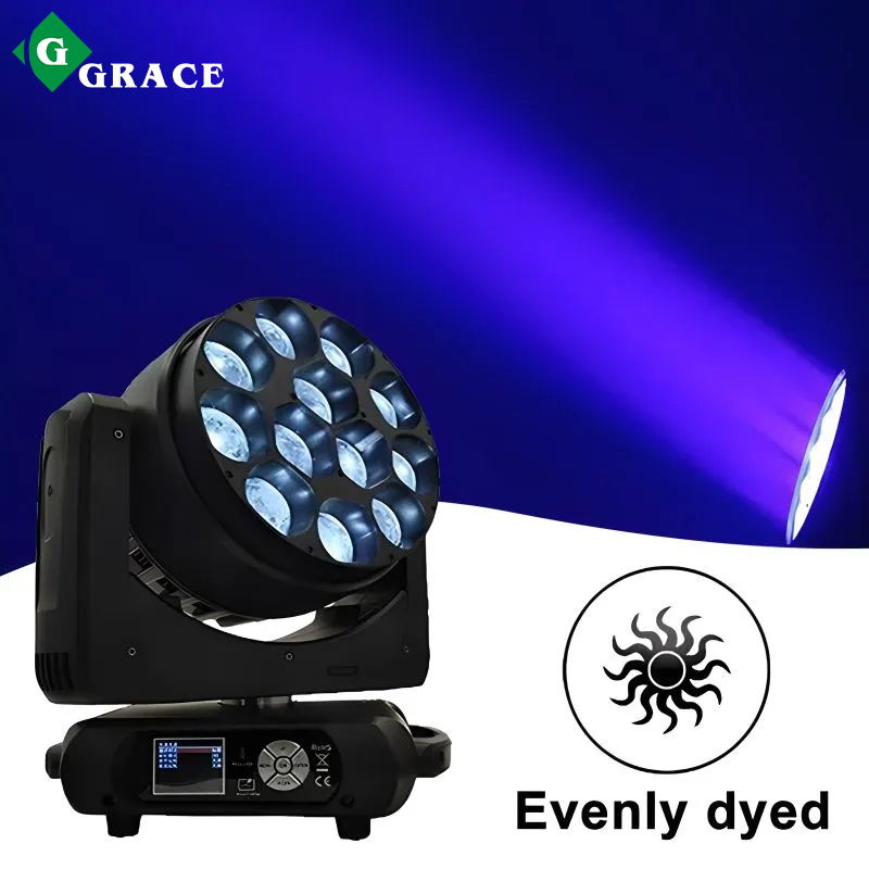 12*40W rgbw 4in1 beam zoom wash Led moving head light