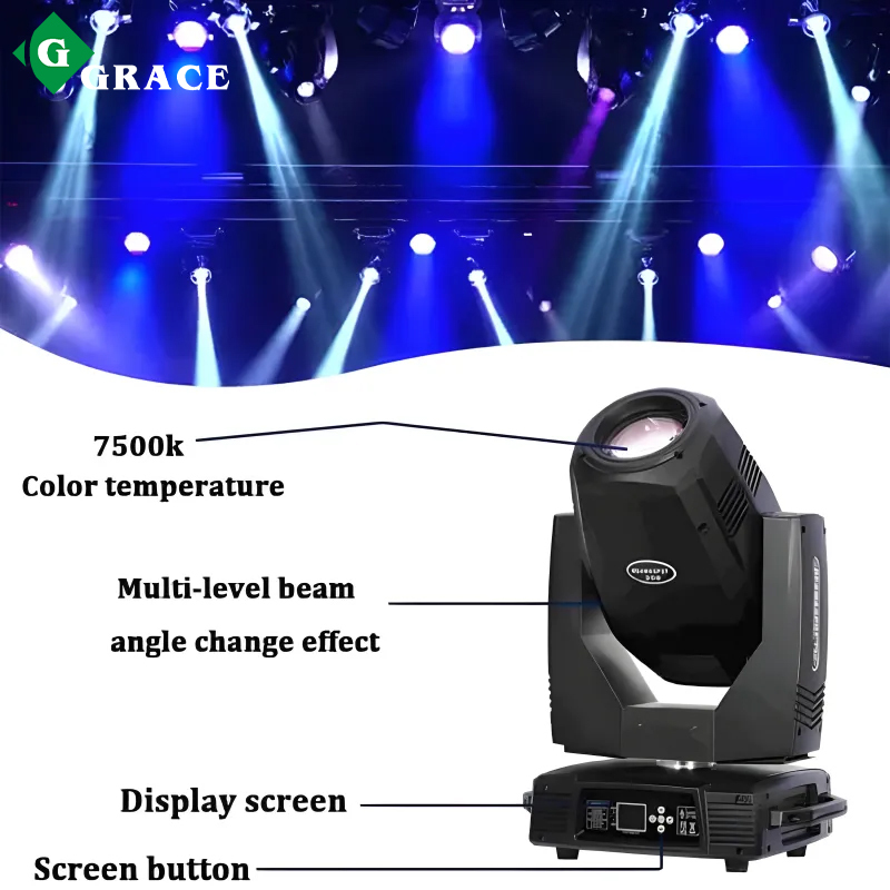 350W beam spot wash 3in1 moving head light