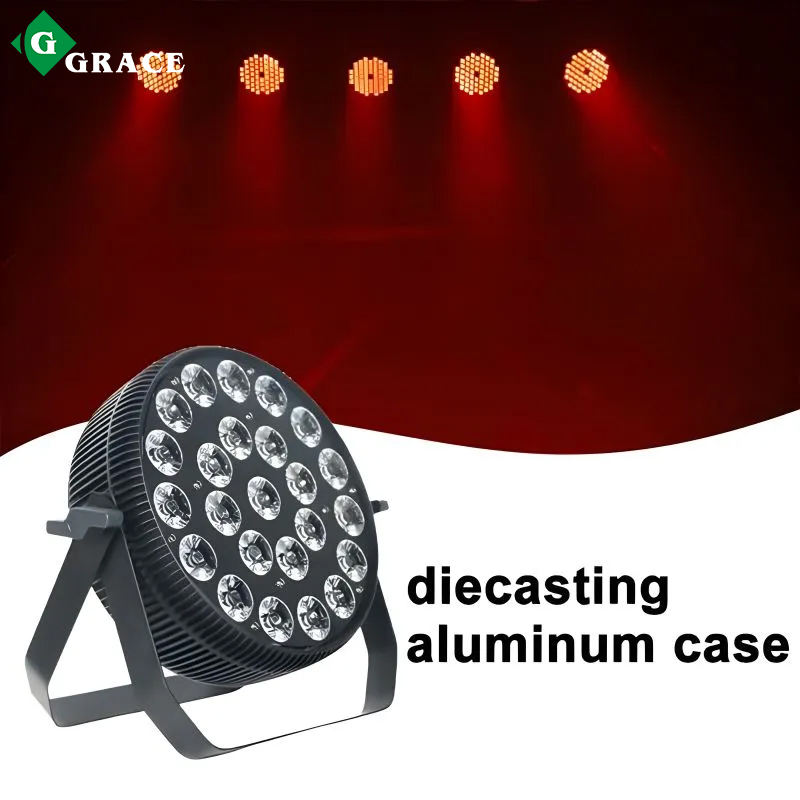 24x18w RGBWAUV 6in1 LED Par Can Slim Smart LED Stage Uplight