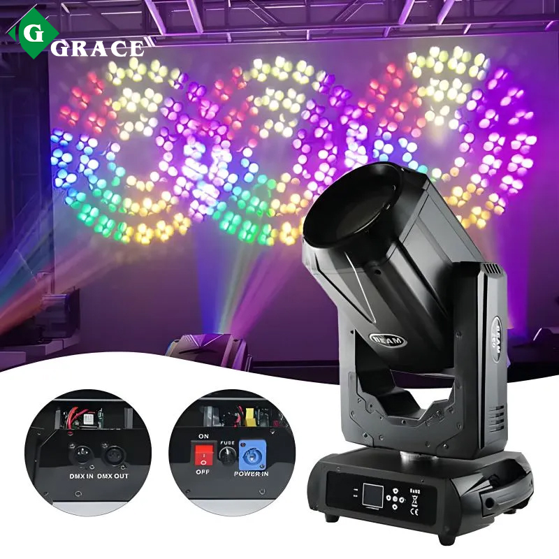 260W 9R disco  wash beam 2in1 moving head