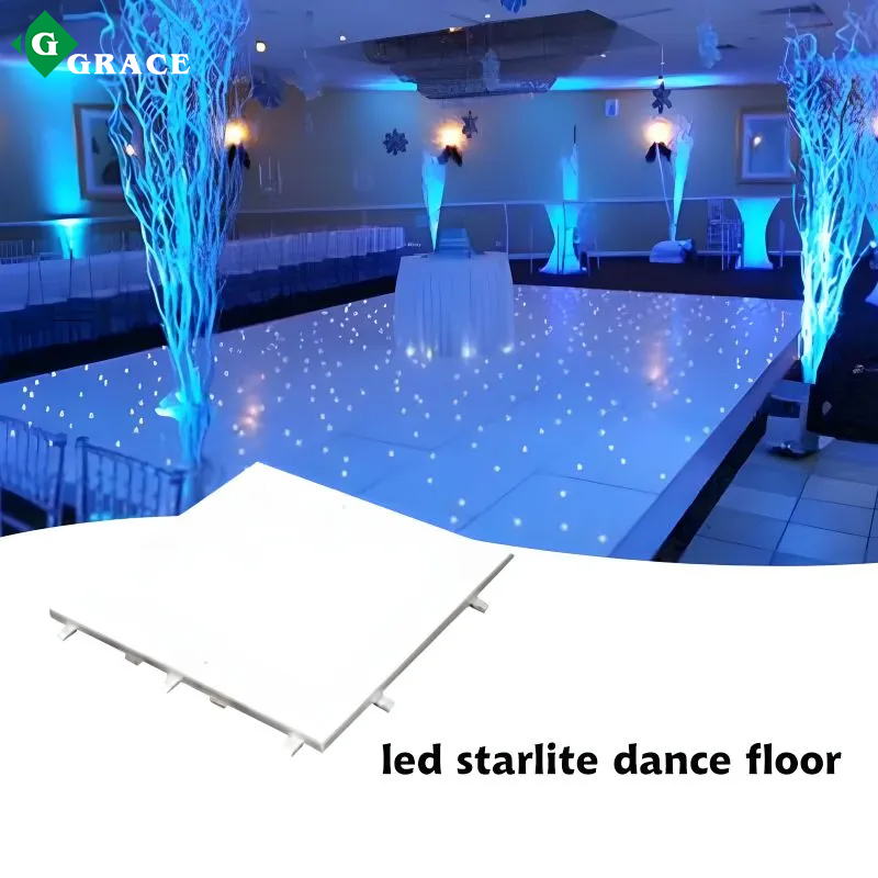 16pcs smd 5050 3in1 led dance floor panels
