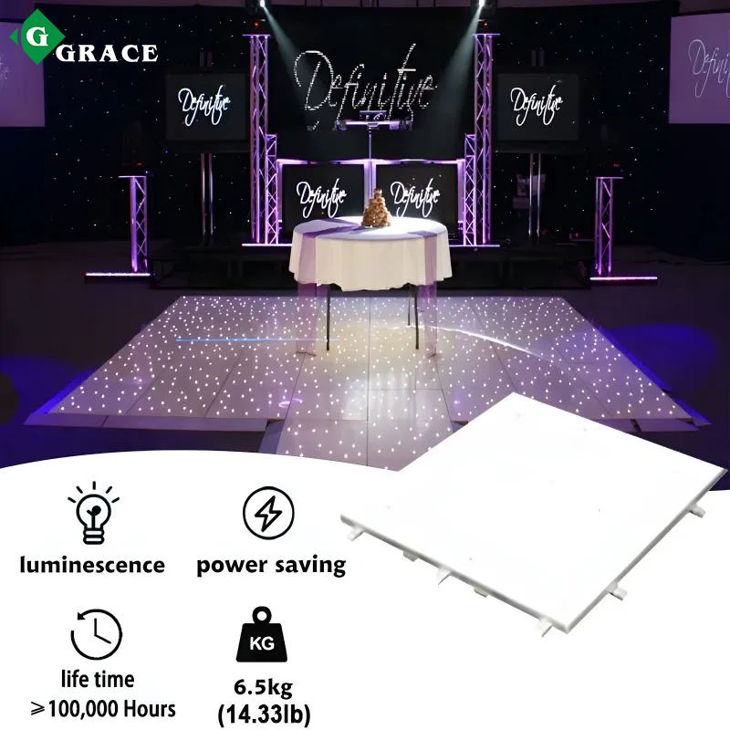 16pcs smd 5050 3in1 led dance floor panels