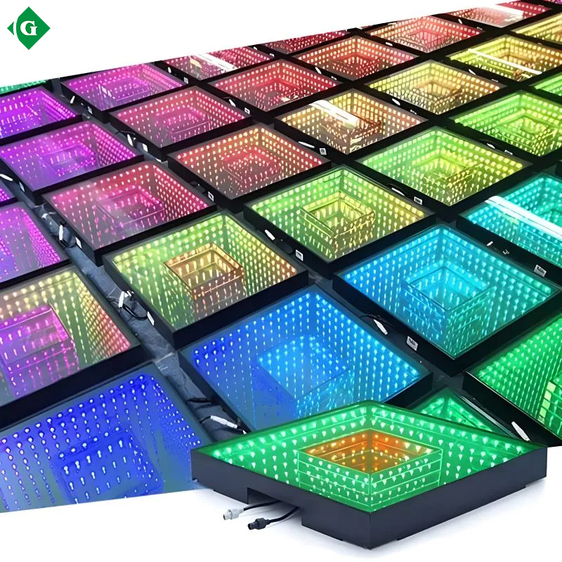 Monoblock Double Mirror 3D Stage Light LED Dance Floor