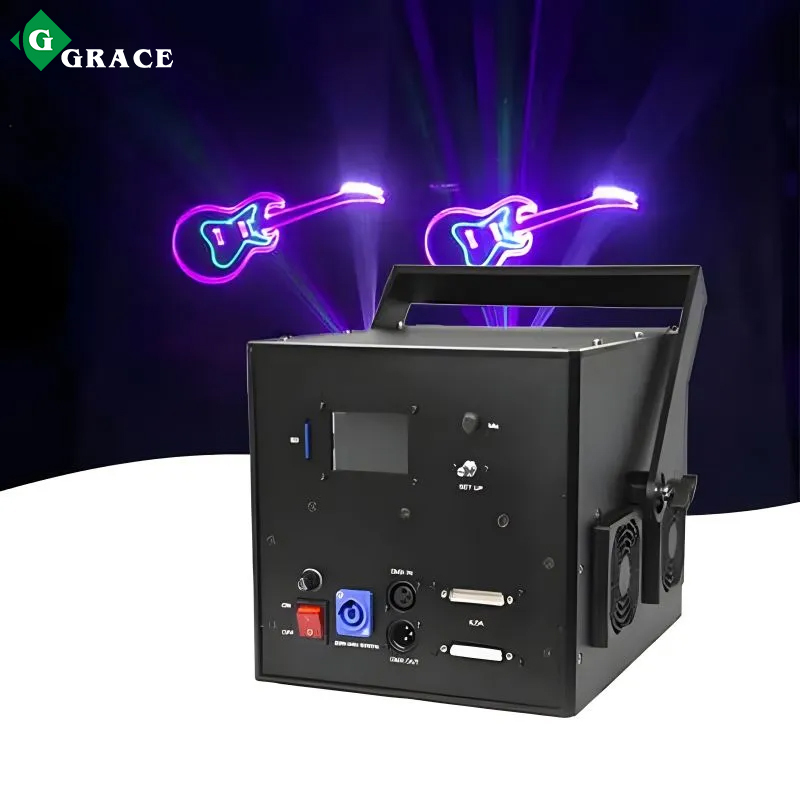 Grace 10W RGB Animation Laser Show Lights Night Club DJ Pro Lighting