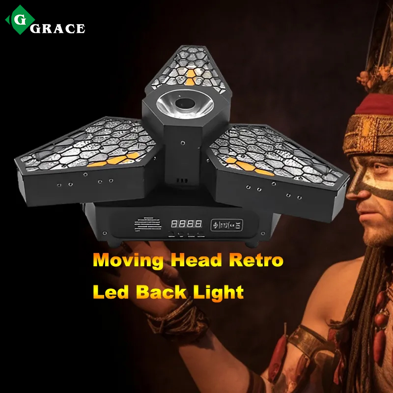 Infinitely Rotating Maple Leaf Retro Led Back Light