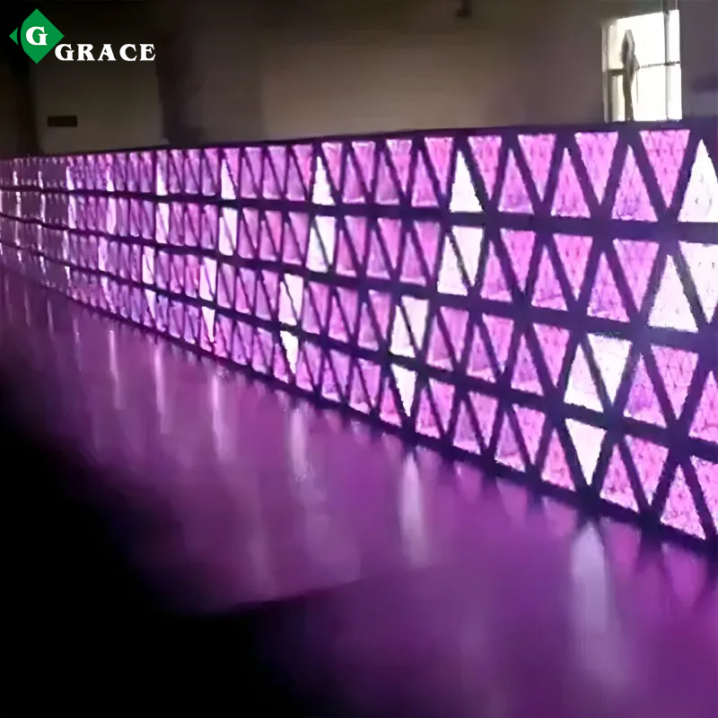 Antique Triangle 16x30W RGB RDM Special LED Stage Light Effect