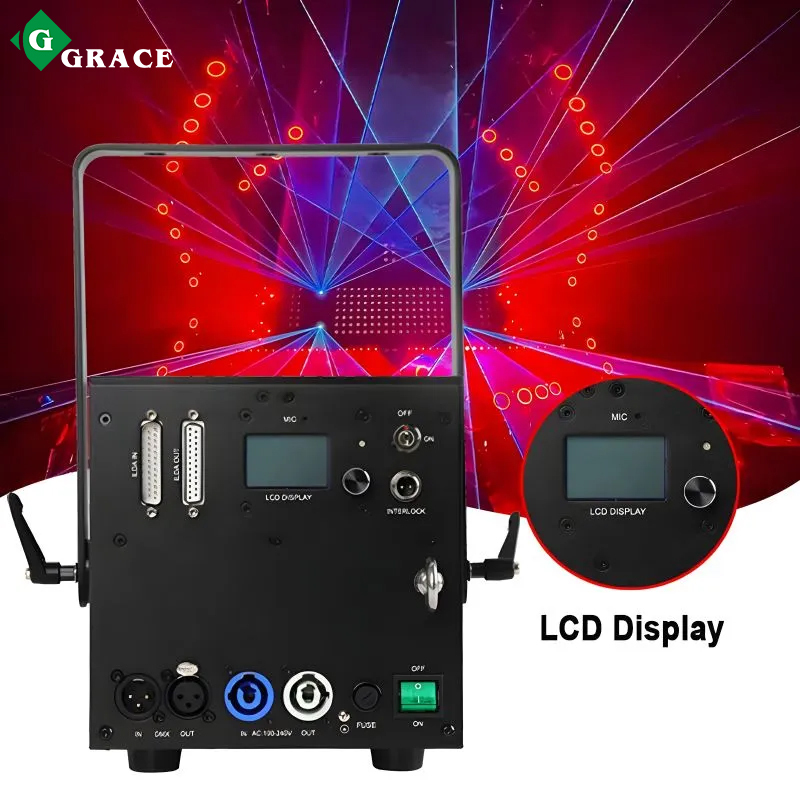 10W RGB 3in1 animation ILDA laser light