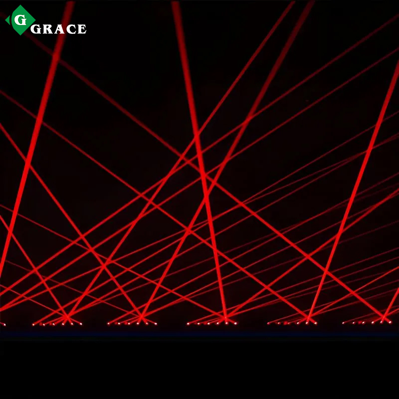 6Eyes 500mw Red Moving Head Beam Laser Bar