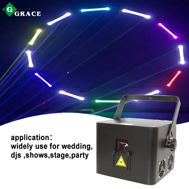 2w rgb animation laser light