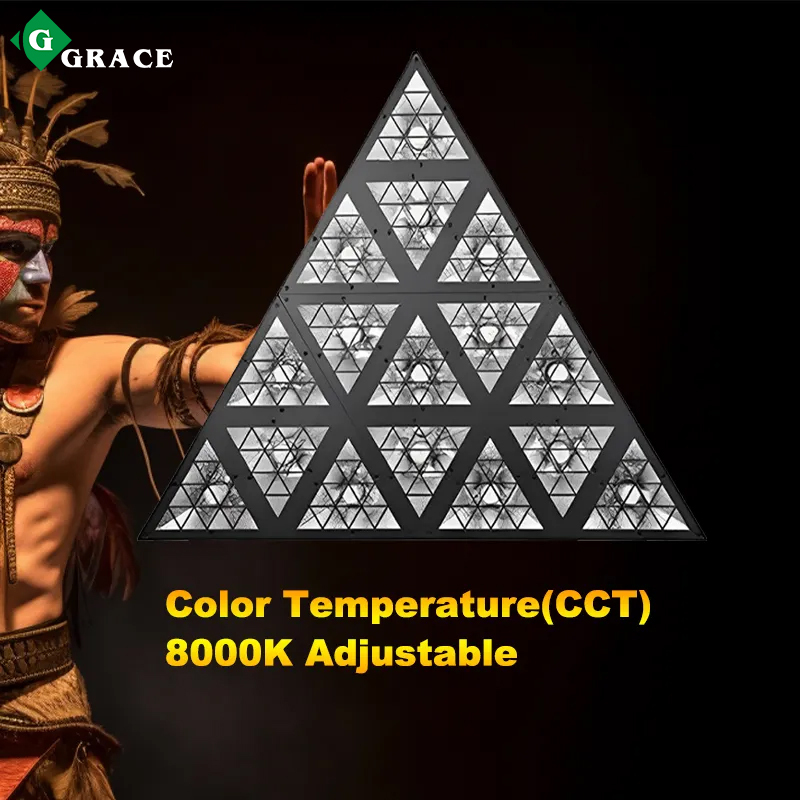 Antique Triangle 16x30W RGB RDM Special LED Stage Light Effect