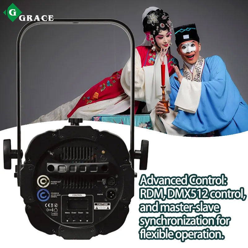 400W COB RGBAL 5 Colors Zoom LED Profile Church Stage Light