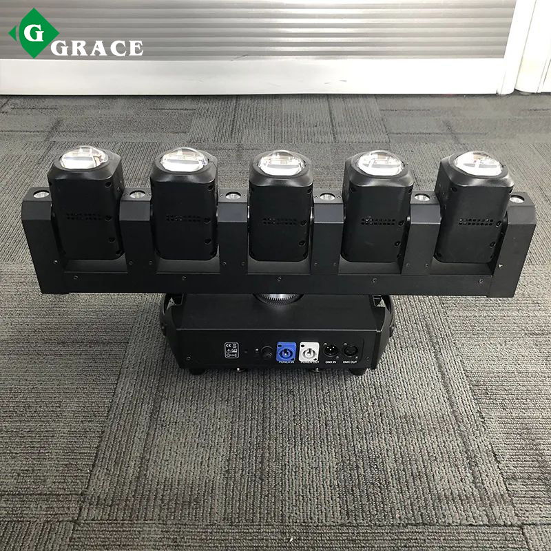 5x40w rgbw 4in1 led moving head beam