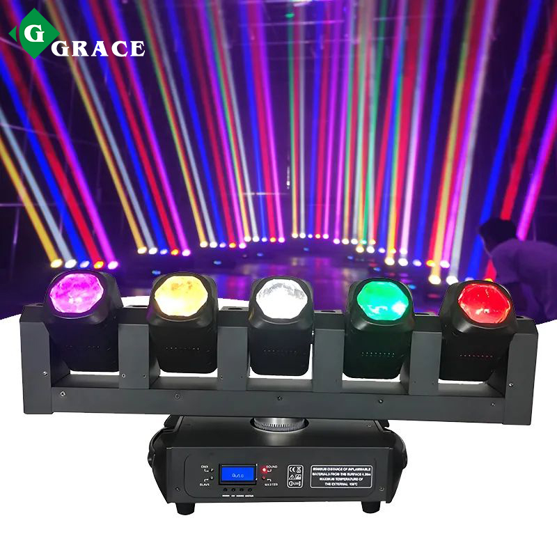 5x40w rgbw 4in1 led moving head beam