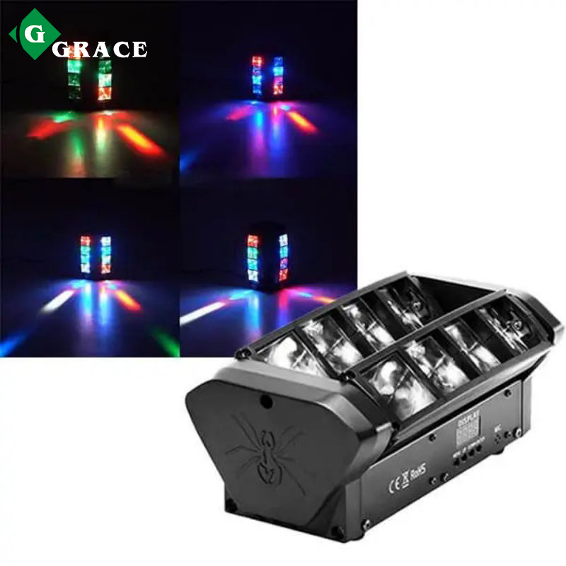 8x3W rgb 4in1 leds led mini spider beam light