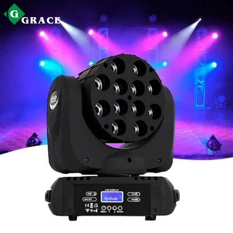 12*12w rgbw 4in1 led moving head beam