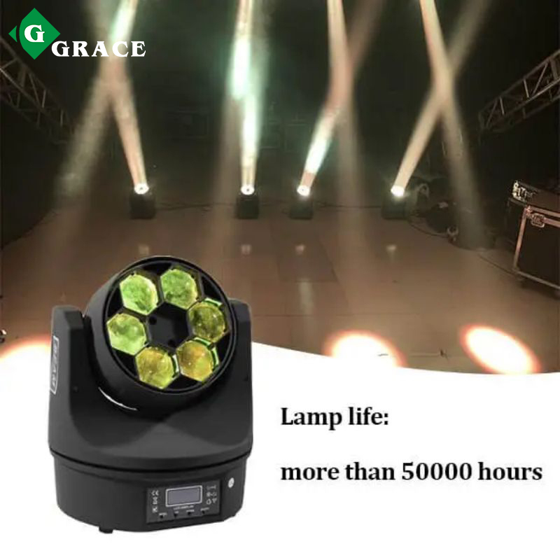 6*15W  wash 4in1 bee eyes mini beam led moving head