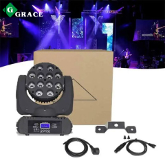 12*12w rgbw 4in1 led moving head beam
