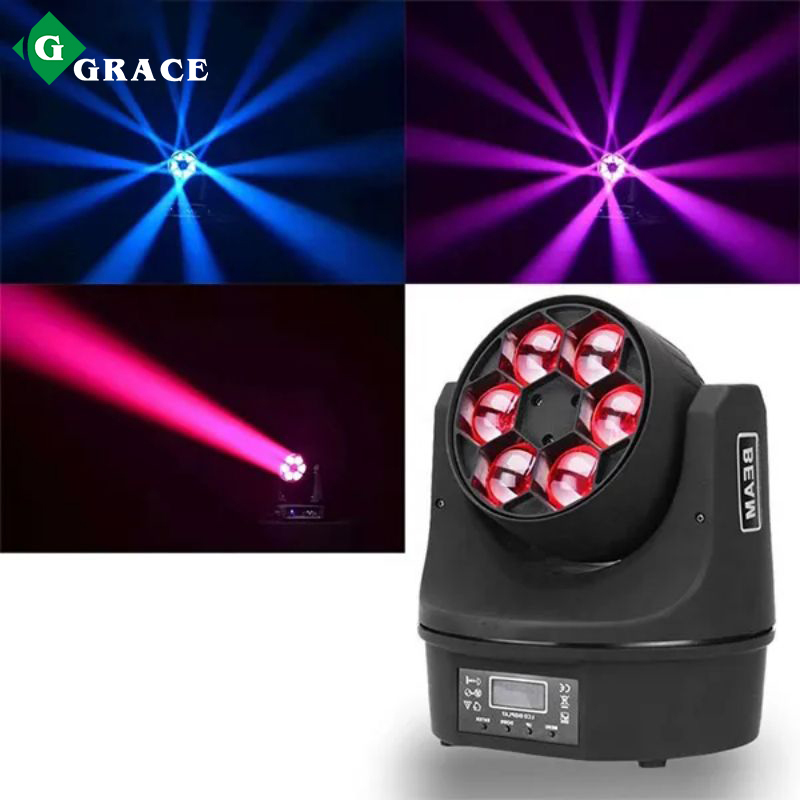 6*15W  wash 4in1 bee eyes mini beam led moving head