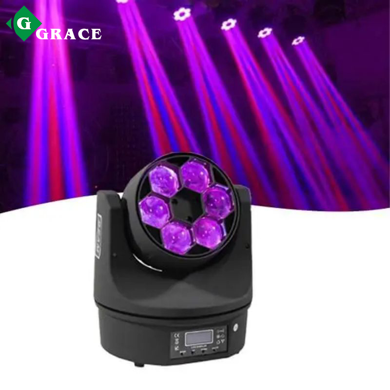 6*15W  wash 4in1 bee eyes mini beam led moving head