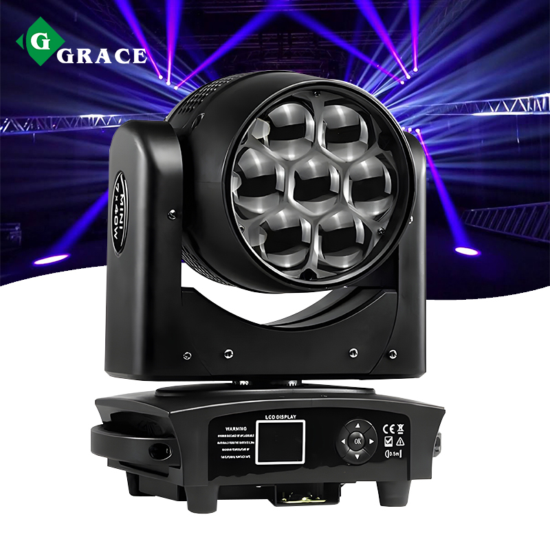 Igracelite Mini 7x40w  Zoom Moving Head Lights