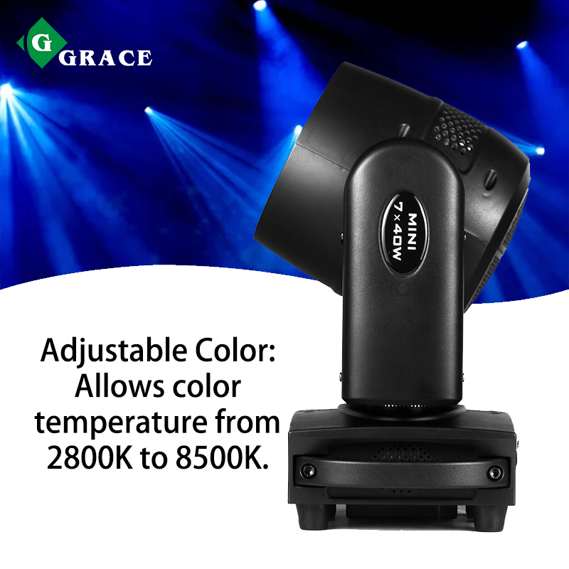 Igracelite Mini 7x40w  Zoom Moving Head Lights