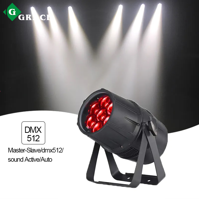Outdoor 7*40W Zoom LED Par Light RGBW 4in1 DMX RDM