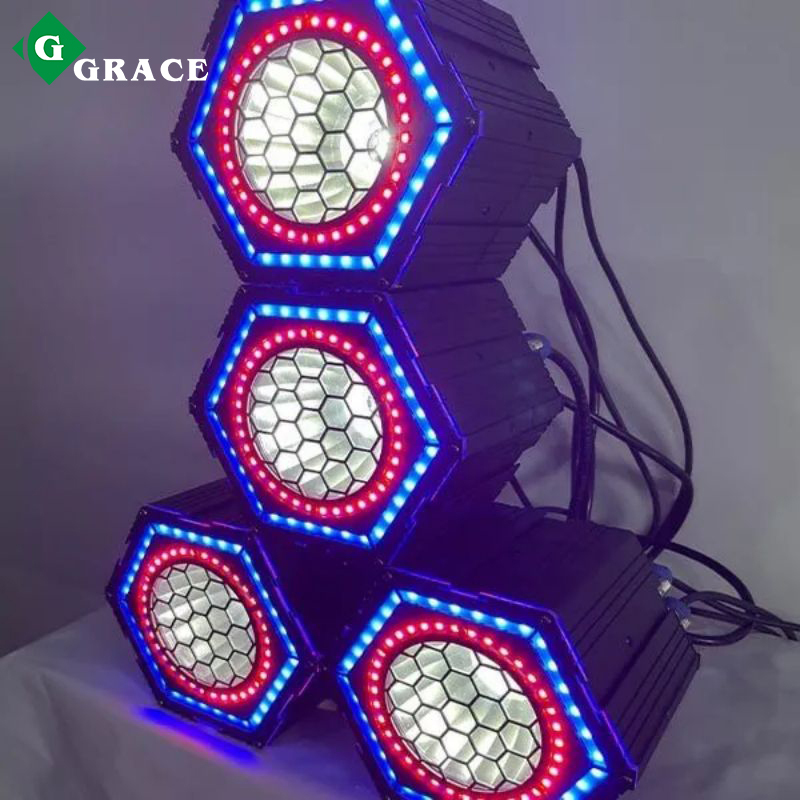 72pcs rgb 3in1 led  6pcs 4in1 leds pixel par light retro