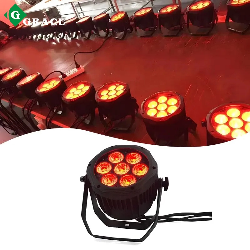 7*12w RGBW Karaoke Lighting IP65 Waterproof Led Outdoor Mini Par Cans