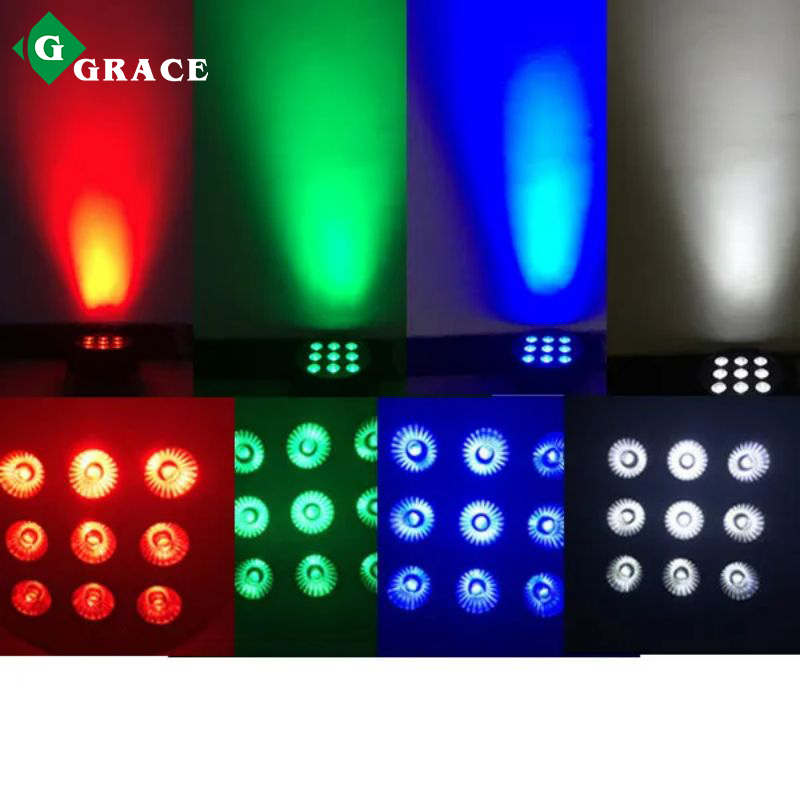 9x10w rgbw 4in1 plastic par light