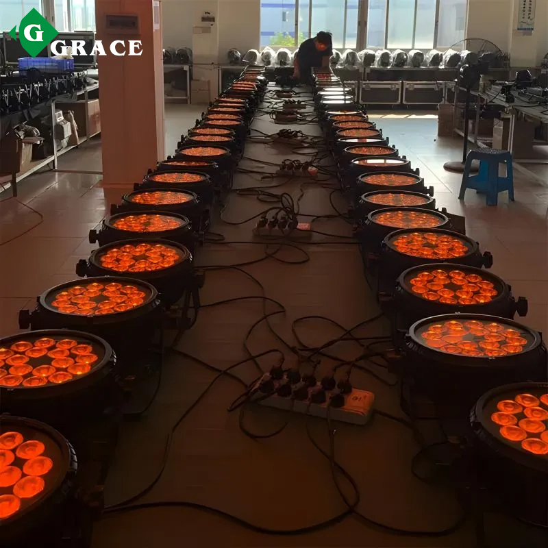 18*18 RGBWAUv LED Par Cans Waterproof Outdoor
